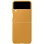 Samsung EF-VF711LYEG Leather Cover für Galaxy Z Flip3, mustard