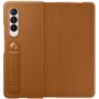 Samsung EF-FF926LAEG Leather Flip Cover für Galaxy Z Fold3, camel