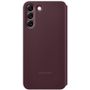 Samsung EF-ZS906CEEG Clear View Cover für Galaxy S22+ burgundy