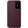 Samsung EF-ZS906CEEG Clear View Cover für Galaxy S22+ burgundy