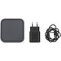 Samsung EP-P2400TBEG Wireless Charger Pad mit Adapter dunkel grau