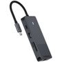 Hama 00217691 USB-C Multiport Adapter 8-in-1 grau