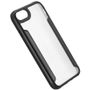 Hama Cover Metallic Frame für iPhone 7/8/SE 2020/SE 2022, transparent/schwarz