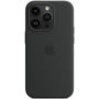 Apple iPhone 14 Pro Silikon Case mit MagSafe Midnight