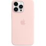 Apple iPhone 14 Pro Max Silikon Case mit MagSafe Chalk Pink