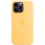 Apple iPhone 14 Pro Max Silikon Case mit MagSafe Sunglow