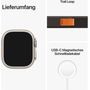 Apple Watch Ultra GPS + Cellular, 49mm Titanium Case / Black/Gray Trail Loop - S/M