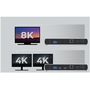 ICY BOX IB-DK8801-TB4 Thunderbolt 4 Type-C auf 2x Thunderbolt 4, 1x HDMI