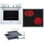 Bosch HND 211 GW 62 Express Set bestehend aus: HEF010BV1 NKN64RGA2E HEZ438201, weiß