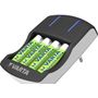 Varta Universal Ladegerät Plug Charger inkl. Akkus, 4x Mignon, AA, 2100mAh