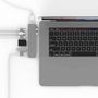 Hyper PRO 8-in-2 MacBook Pro Hub grau