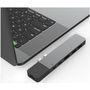 Hyper NET 6-in-2 MacBook Pro Hub silber