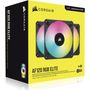 Corsair AF120 RGB Elite 120mm, Triple Pack mit Lighting Node CORE
