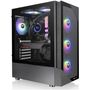 Thermaltake View 200 TG ARGB Mid Tower ATX Gehäuse Sichtfens ter schwarz