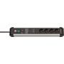 Brennenstuhl 1391010400 Premium-Protect-Line 4-fach 3m grau/schwarz
