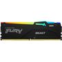 Kingston Fury Beast Black RGB EXPO 8GB DDR5 RAM mehrfarbig beleuchtet