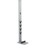 Xavax Standfuß-Organizer für Akkustaubsauger, 29.5x22x128cm, silber/schwarz