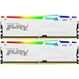 Kingston Fury Beast RGB White 64GB DDR5 RAM mehrfarbig beleuchtet