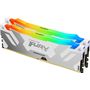 Kingston Fury Renegade RGB White 32GB DDR5 RAM mehrfarbig beleuchtet